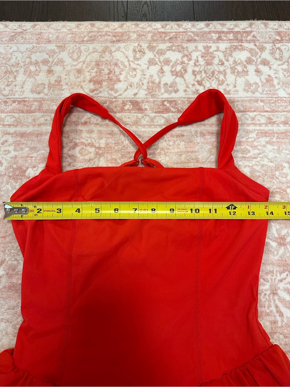 NWT ❤️ Active Red Romper One Piece Jumpsuit - Picture 10 of 14